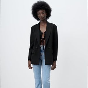 New with tags oversized black Zara blazer
